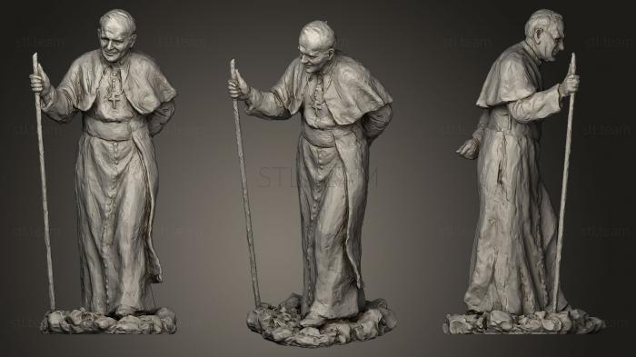 3D модель Папа Иоанн Павел II (STL)
